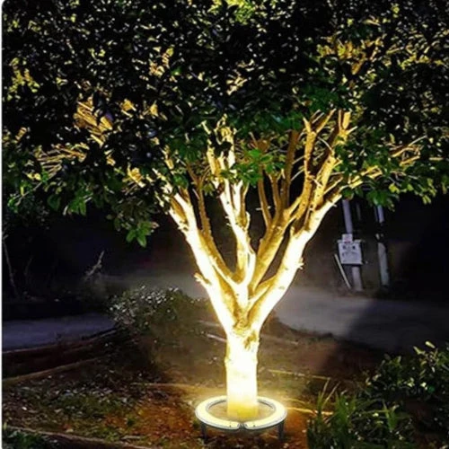 Buitenlamp LED voor Boomvoet Tuinverlichting Warm Wit Aluminium Glas 31 38 44 cm Pad Terras Tuin Decoratief | Sansoti