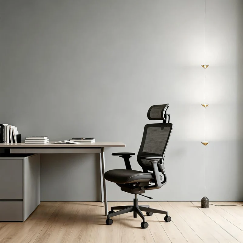 Sculpturale Hanglamp met Drie Conische Kappen Natuurstenen Voetstuk LED Warm Licht Modern Design Woonkamer | Sansoti