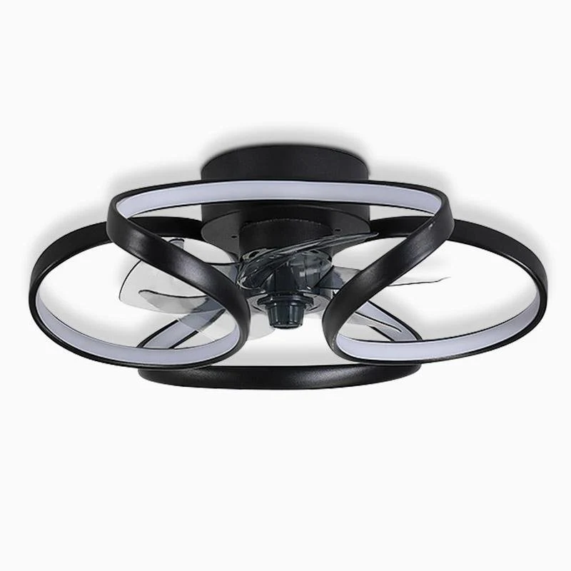 Plafondventilator Bloempetalen Design met LED-verlichting 24W Dimbaar Afstandsbediening Stil 3 Snelheden | Sansoti