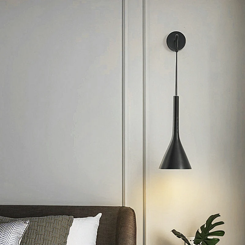 Wandlamp met Verstelbaar Snoer Metaal Scandinavisch Design Slaapkamer Woonkamer Leesverlichting Bedlamp | Sansoti