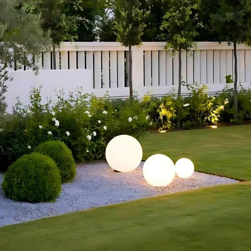Bol Tuinlamp LED op Zonne-energie Sfeerverlichting Tuin Terras Waterdicht met Afstandsbediening 16 Kleuren | Sansoti