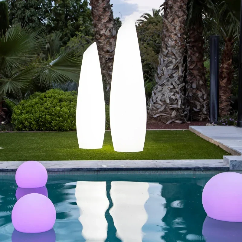 Bol Tuinlamp LED op Zonne-energie Sfeerverlichting Tuin Terras Waterdicht met Afstandsbediening 16 Kleuren | Sansoti