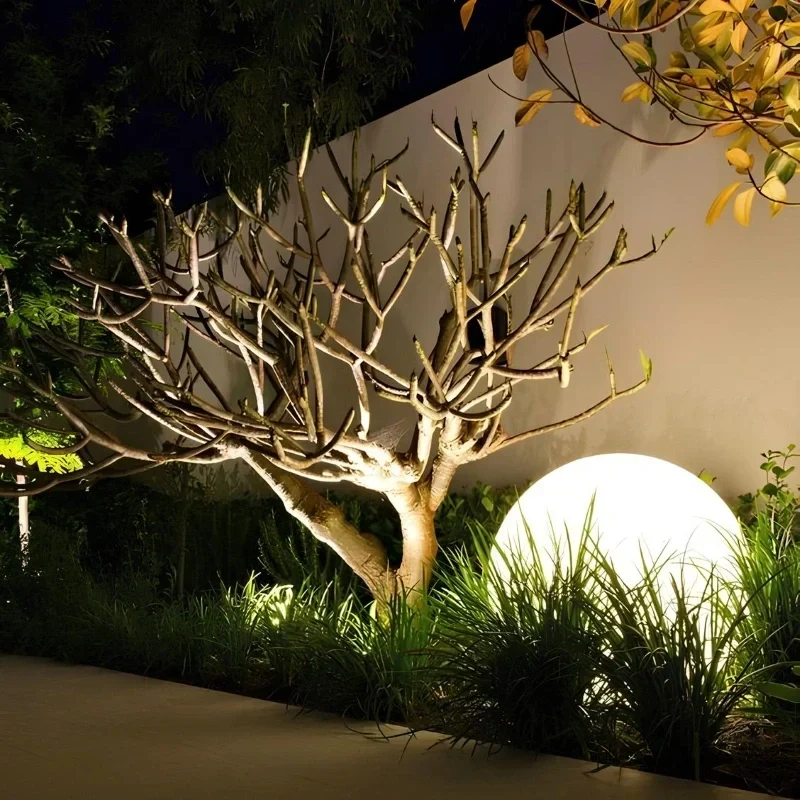 Bol Tuinlamp LED op Zonne-energie Sfeerverlichting Tuin Terras Waterdicht met Afstandsbediening 16 Kleuren | Sansoti
