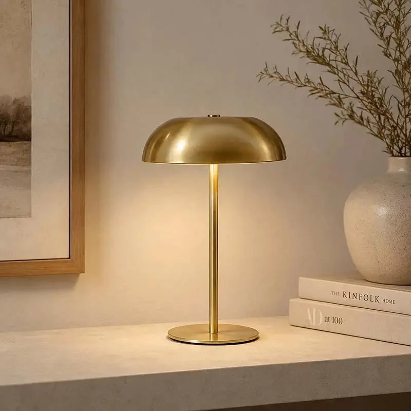 Draadloze Tafellamp Oplaadbaar Dimbaar Touch-Bediening 3 Lichttemperaturen Verstelbaar Sfeerlamp Binnen | Sansoti