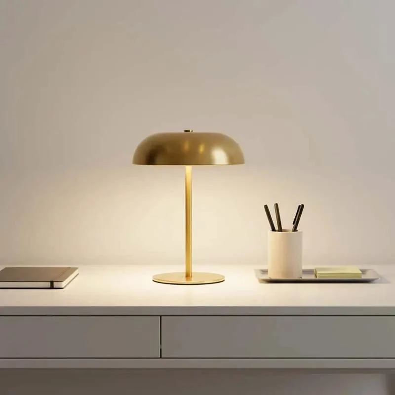 Draadloze Tafellamp Oplaadbaar Dimbaar Touch-Bediening 3 Lichttemperaturen Verstelbaar Sfeerlamp Binnen | Sansoti