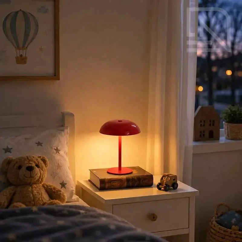 Draadloze Tafellamp Oplaadbaar Dimbaar Touch-Bediening 3 Lichttemperaturen Verstelbaar Sfeerlamp Binnen | Sansoti