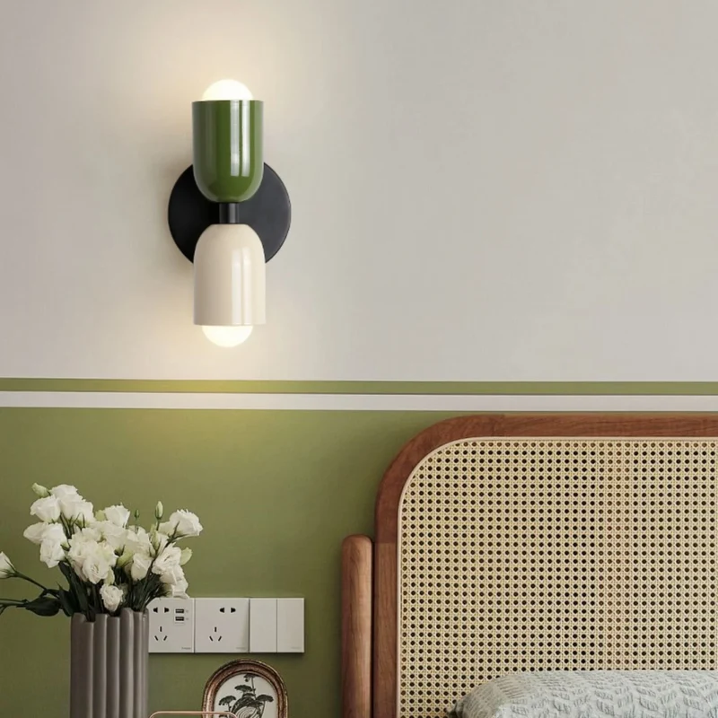 Dubbele Wandlamp LED Roestvrij Staal Warm Wit 3000K Binnen Buiten Verlichting Modern Design Woonkamer | Sansoti