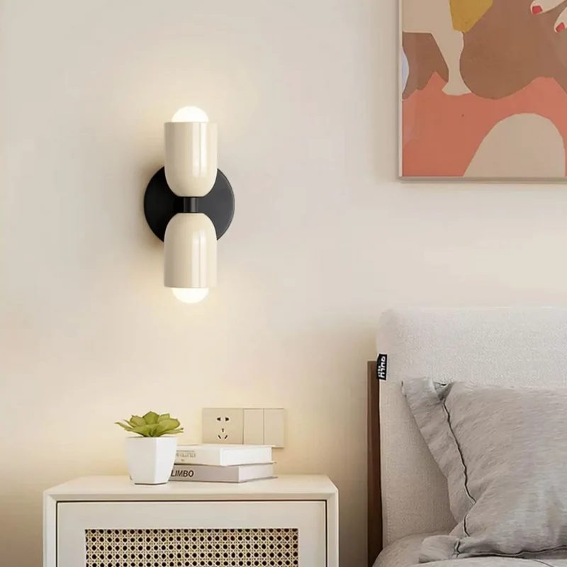 Dubbele Wandlamp LED Roestvrij Staal Warm Wit 3000K Binnen Buiten Verlichting Modern Design Woonkamer | Sansoti