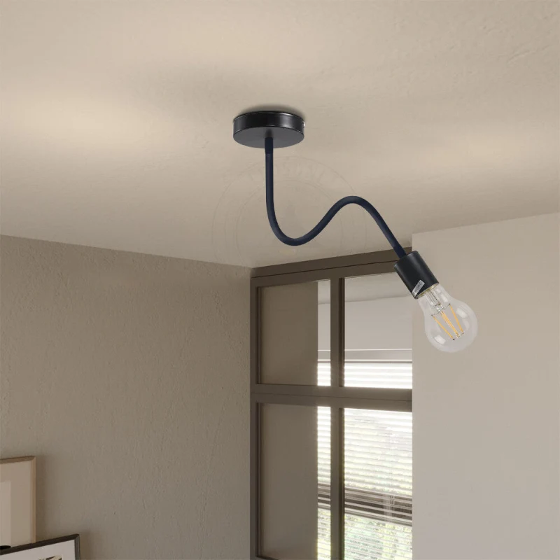 2er Pack Schwanenhals Wand & Deckenleuchte flexibel Lampe ~3480