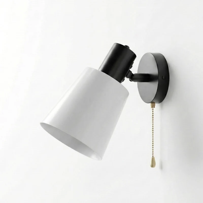 All Seasons Life Wandlampe mit Zugschalter| 90° Verstellbar | E27 ~3478