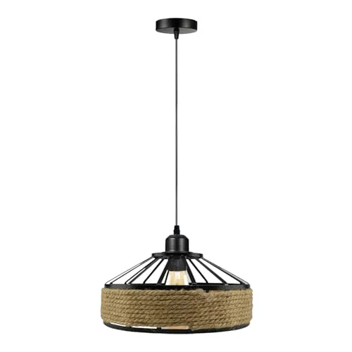 Boho Pendelleuchte mit verstellbarem Kabel E27 ~3428