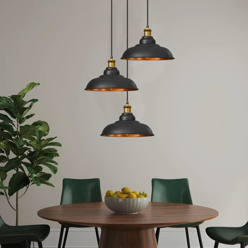 All Seasons Life hangeleuchte schwarz gold metall Ø 32cm E27 ~3531