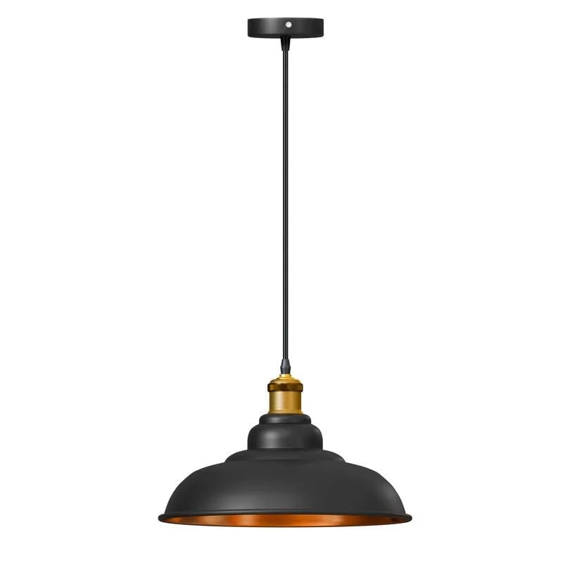 All Seasons Life hangeleuchte schwarz gold metall Ø 32cm E27 ~3531