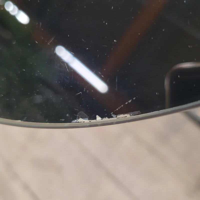 Runder Beistelltisch Schwarz Glas Tisch 50cm Gebraucht