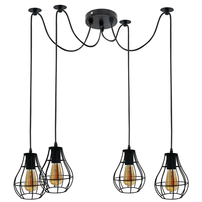 Industrielle Vintage-LED-Pendelleuchte~3468