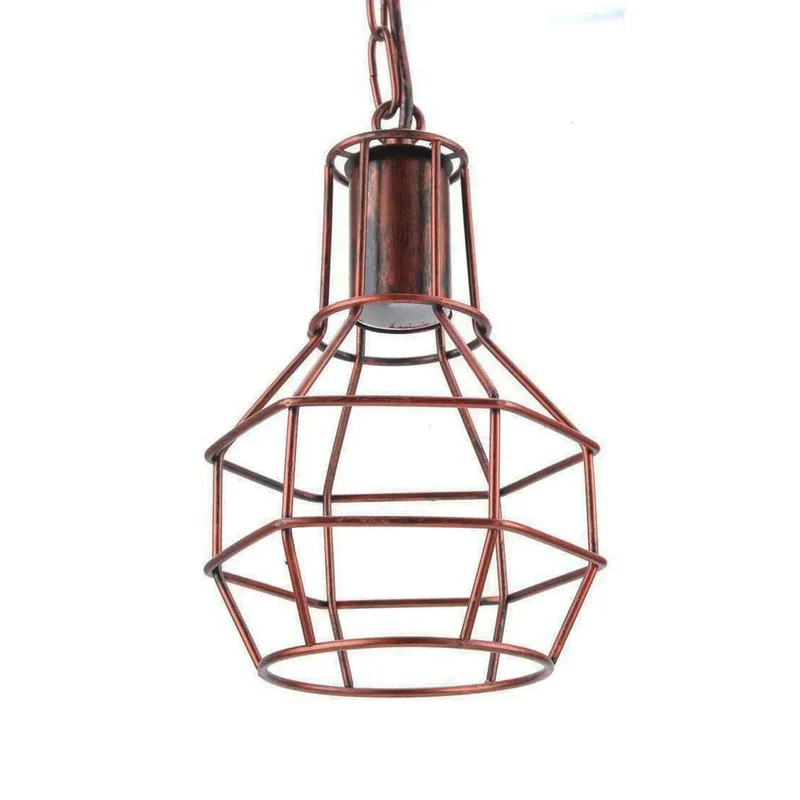 Industrial Deckenleuchte Vintage Hängelampe Metall Käfig Pendelleuchte~3467