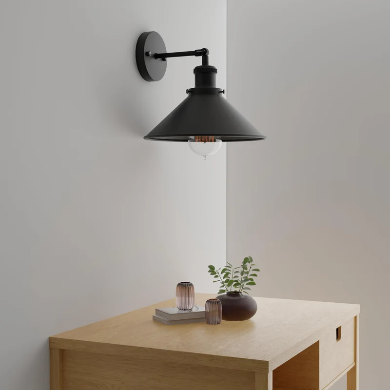 Modern schwarz wandlampe für Wohn & Esszimmer ~3530