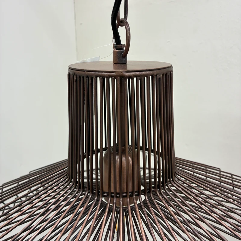 Light & Living Hängelampe Kasper 55cm Metall Kupfer Gebraucht
