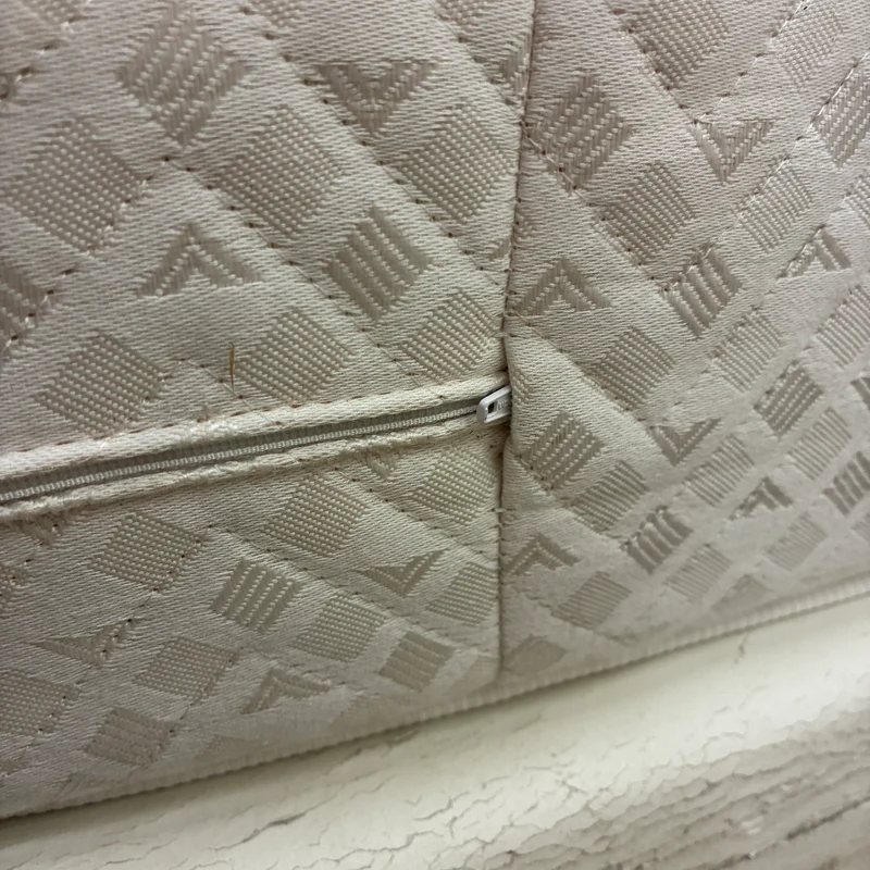 Boxspringbett inklusive Matratze 160x200 Weiß Creme Bett Gebraucht