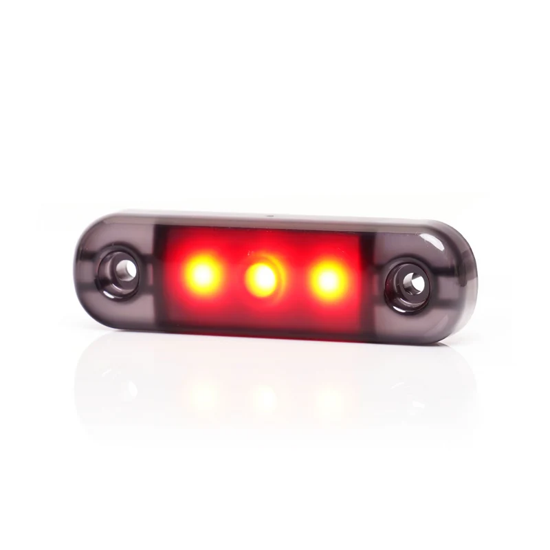 WAS Schwarz getönte Positionsleuchte / Superdunkle Linse / 3 LEDs