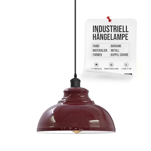 All Seasons Life Lampada a Sospensione Industriale Retrò da Soffitto ~ 3372