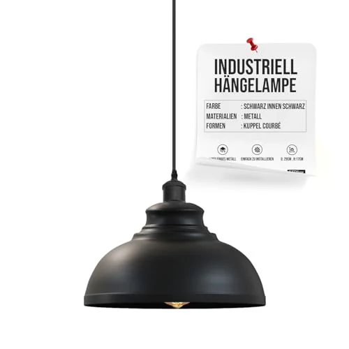 All Seasons Life Lampada a Sospensione Industriale Retrò da Soffitto ~ 3372