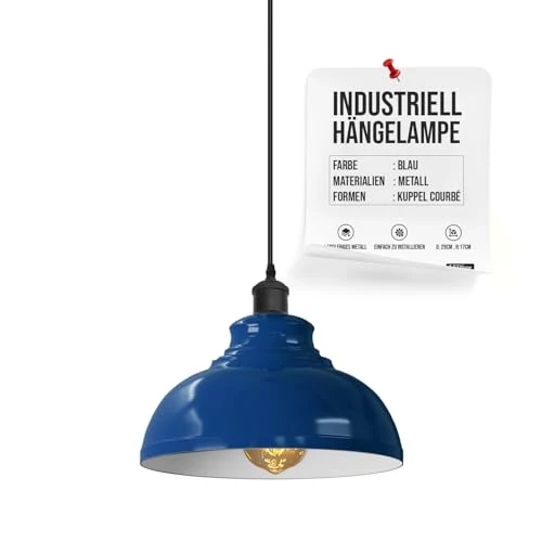 All Seasons Life Lampada a Sospensione Industriale Retrò da Soffitto ~ 3372