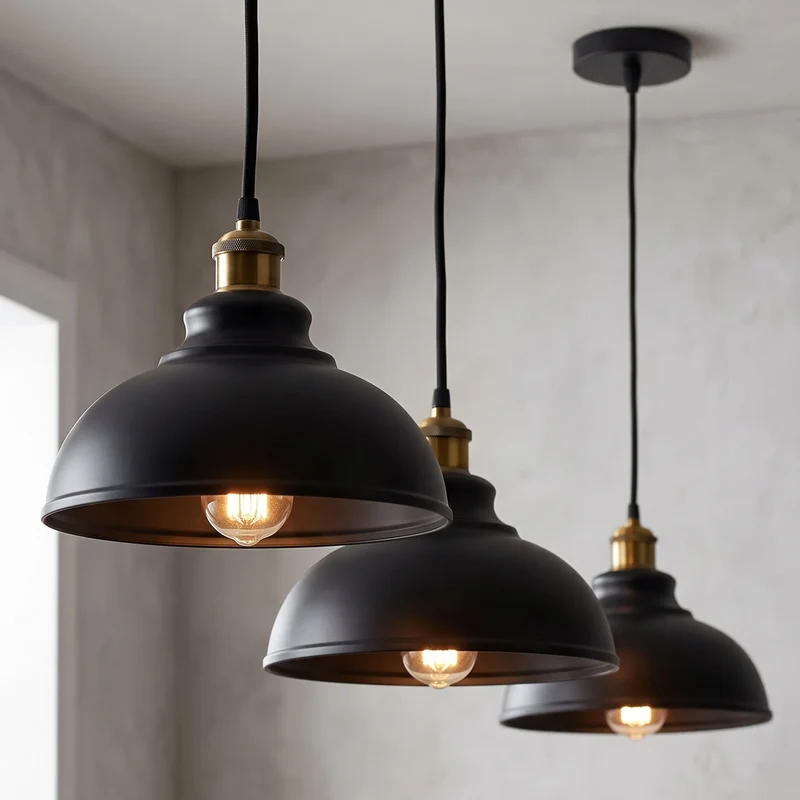 Retro Deckenlampe Vintage Pendelleuchte Hängelampe E27 | Ø 29cm ~ 3371