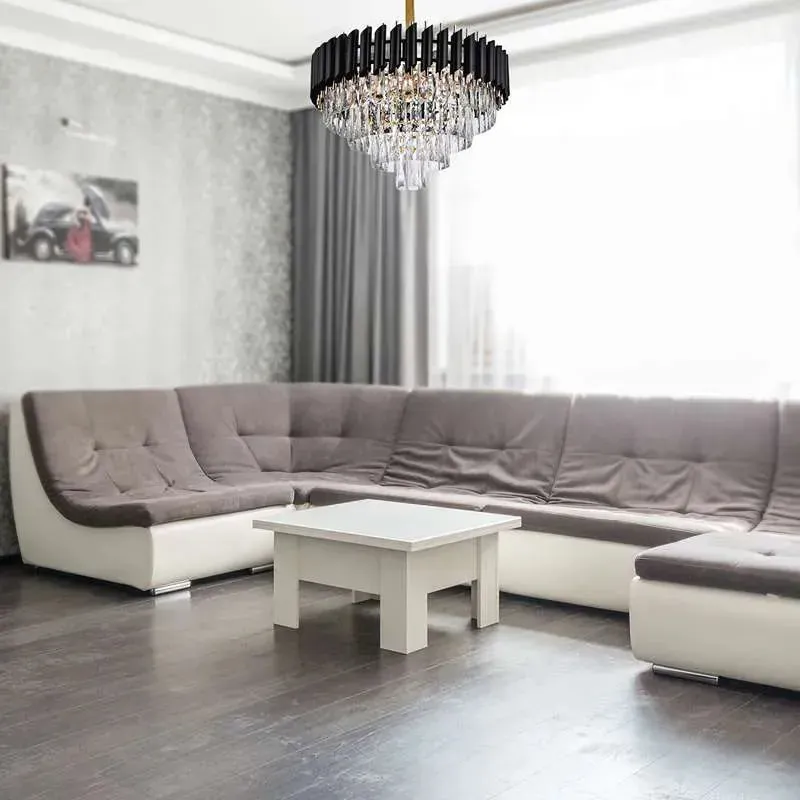 Kristall Kronleuchter Modern – Luxus Kristall Decken Hängelampe 40cm ~ 3367