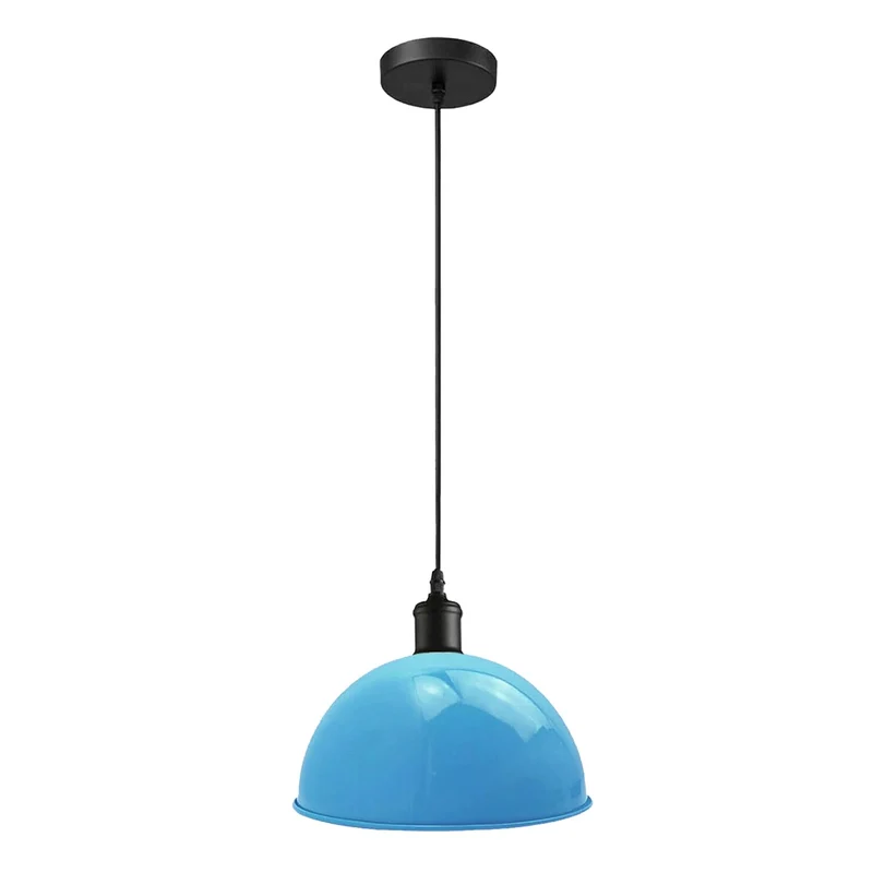 All Seasons Life Lampada Sospensione Cupola Nera Ø40cm Vintage E27 ~3407