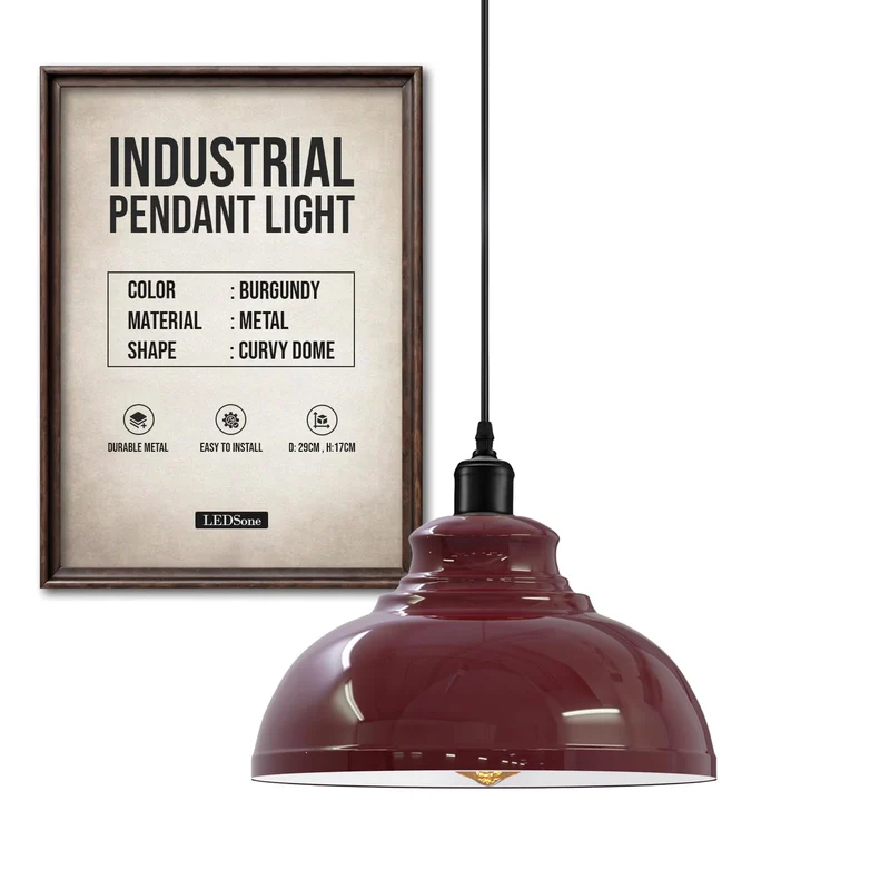 All Seasons Life Lampada Sospensione Industriale Vintage Ristorante Cucina ~3405