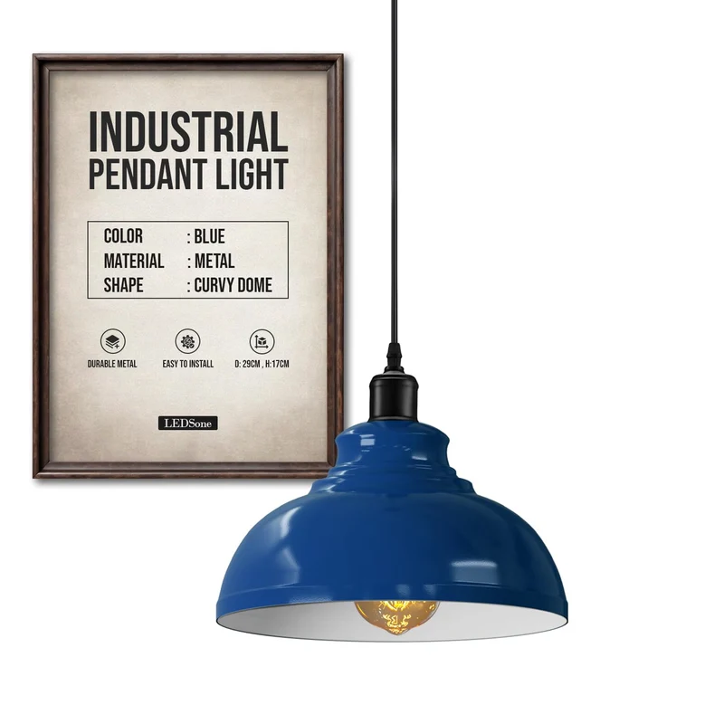 All Seasons Life Lampada Sospensione Industriale Vintage Ristorante Cucina ~3405