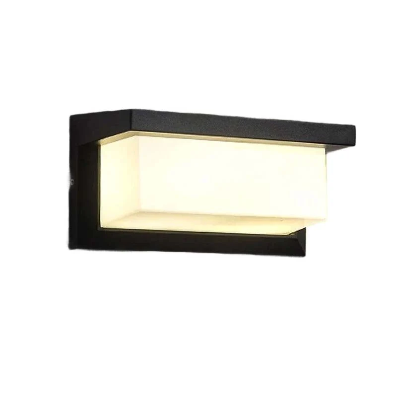 Buitenlamp Bewegingssensor Wand 18W LED Zwart Waterdicht Verlichting Tuin Veranda Oprit Gevel Garage | Sansoti