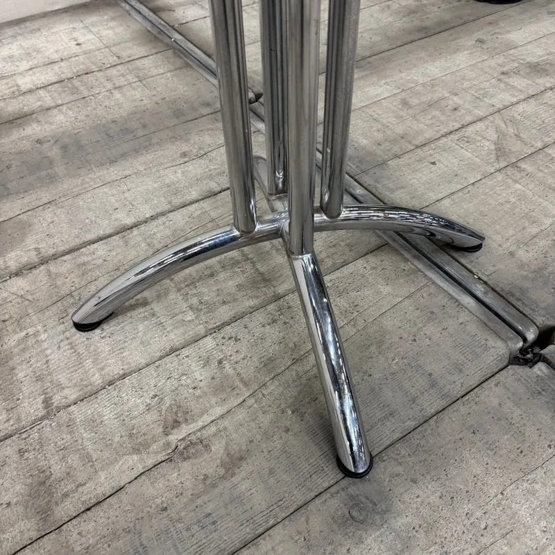 Stehtisch Rundtisch Rund Ahorn Chrom Metallgestell Büro Tisch Gebraucht