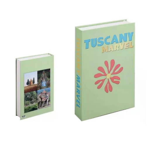 Decoratieve Boekhoes Papier 26x17x4cm Modern Interieuraccent Salontafeldecoratie Stijlvol Woondesign | Sansoti