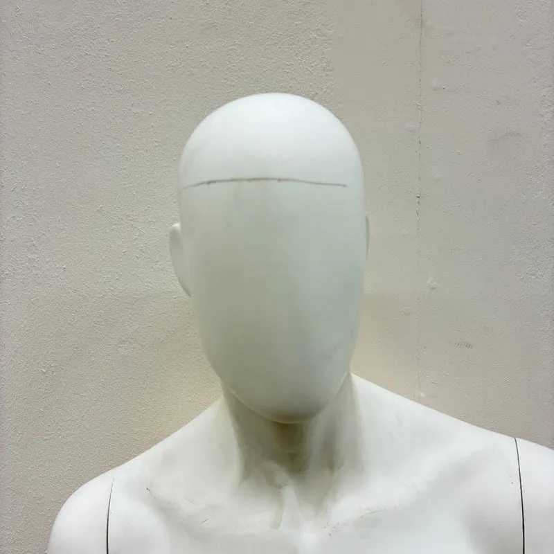 Schaufensterpuppe Männlich Weiß Abstract Schneiderbüste Mannequin Gebraucht