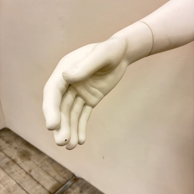 Schaufensterpuppe Männlich Weiß Abstract Schneiderbüste Mannequin Gebraucht