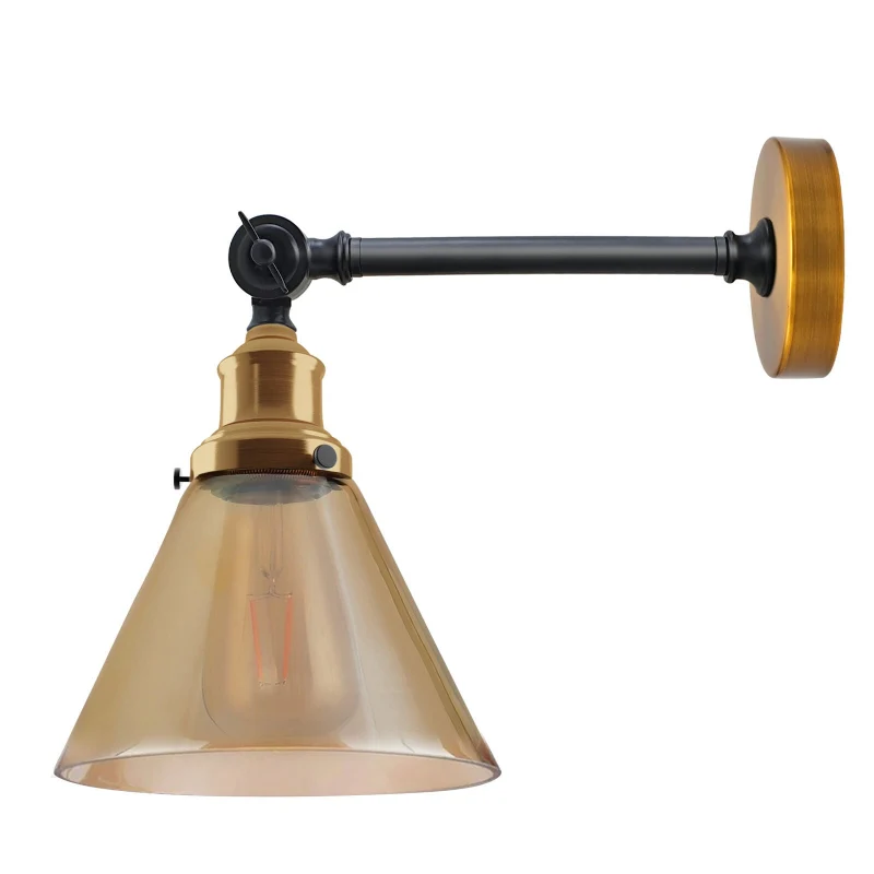 Vintage Glas Wandleuchten – Edle Innenbeleuchtung ~3281