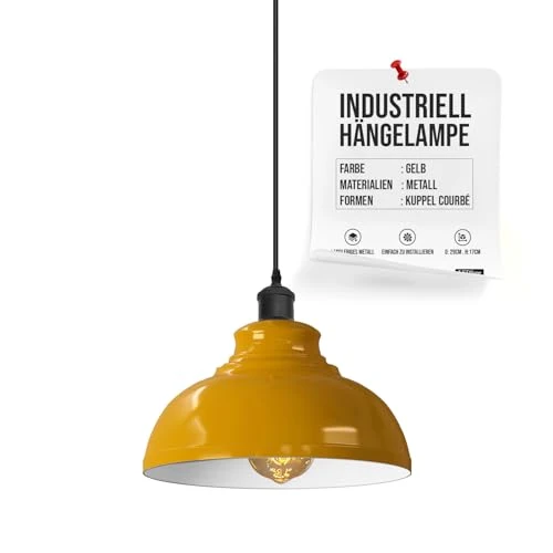 Gestufte Pendelleuchte – Industrie Vintage Hängelampe Küche | Ø29cm | E27 ~ 3358