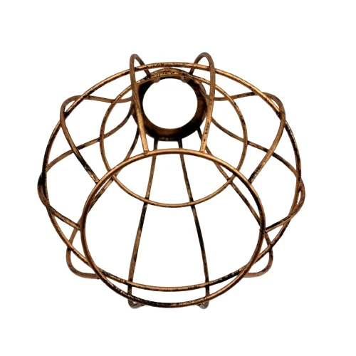Lampenschirme Vintage DrahtKäfig Schirm Pendelleuchten Retro Deckenlampenschirm~3357