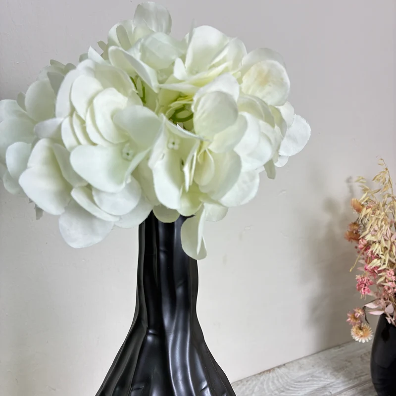 PTMD Vase Finne Flaschenvase Keramik S 47cm Anthrazit Schwarz Deko