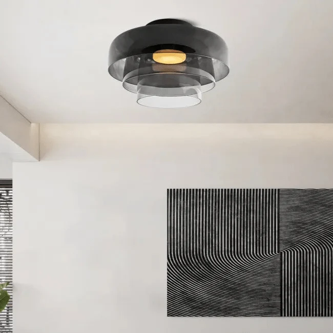 Glazen Plafondlamp Modern Driekleurige LED Scandinavisch Design Eetkamer Woonkamer Slaapkamer Verlichting | Sansoti