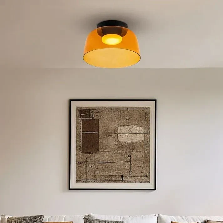 Glazen Plafondlamp Modern Driekleurige LED Scandinavisch Design Eetkamer Woonkamer Slaapkamer Verlichting | Sansoti