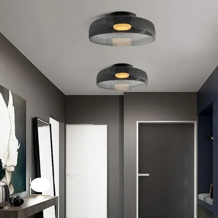Glazen Plafondlamp Modern Driekleurige LED Scandinavisch Design Eetkamer Woonkamer Slaapkamer Verlichting | Sansoti