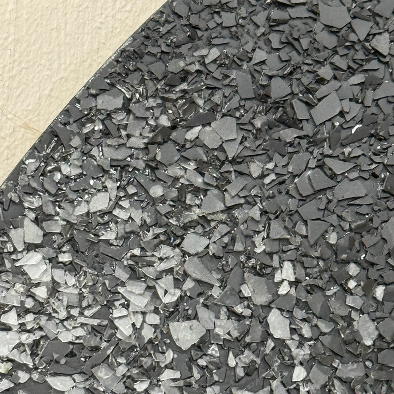 PTMD Miecke Wandpaneel Schwarz 60cm Mosaik Anthrazit Metall Deko