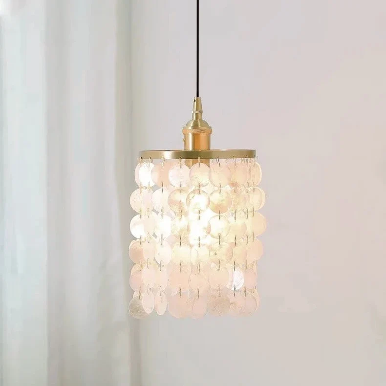 Kroonluchter Schelpen Rond Goud Zilver LED Woonkamer Eetkamer Slaapkamer Hotelhal Trappenhuis Parlor | Sansoti