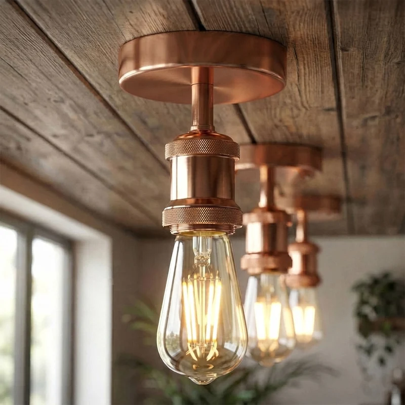All Seasons Life Vintage Deckenleuchte | E27 Fassung Deckenlampe zur Direktmontage ~ 3348