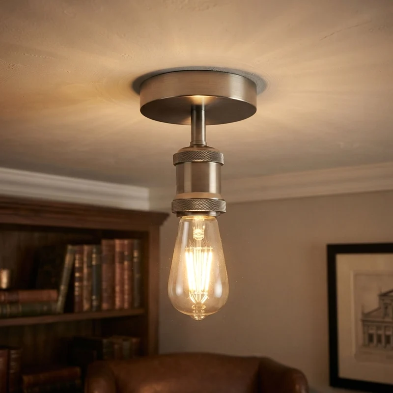 All Seasons Life Vintage Deckenleuchte | E27 Fassung Deckenlampe zur Direktmontage ~ 3348
