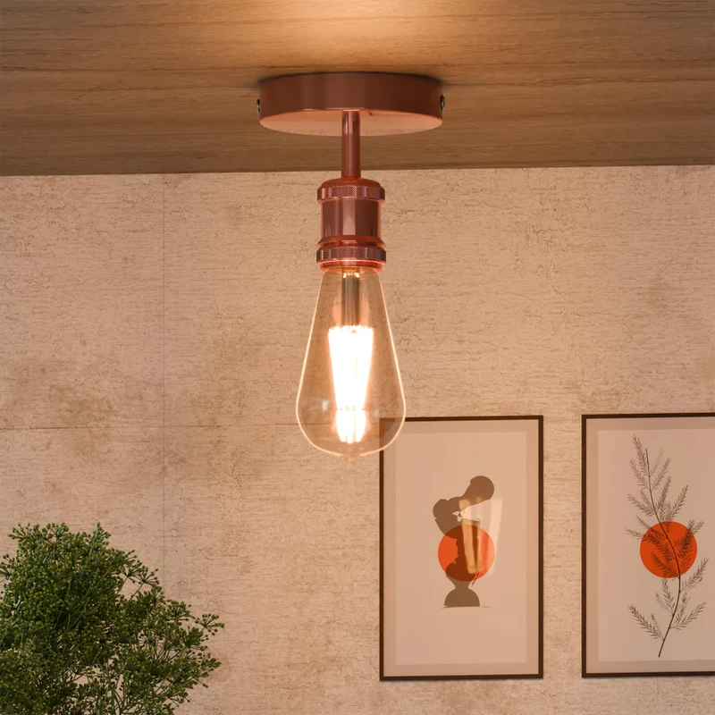 All Seasons Life Vintage Deckenleuchte | E27 Fassung Deckenlampe zur Direktmontage ~ 3348