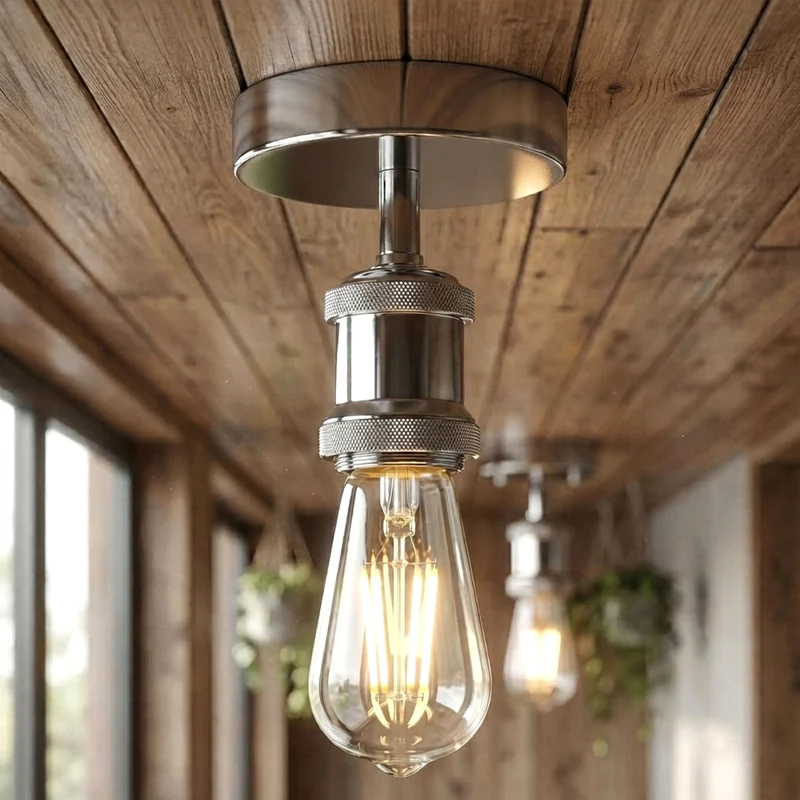 All Seasons Life Vintage Deckenleuchte | E27 Fassung Deckenlampe zur Direktmontage ~ 3348